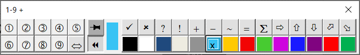 Paragraph formatting palette