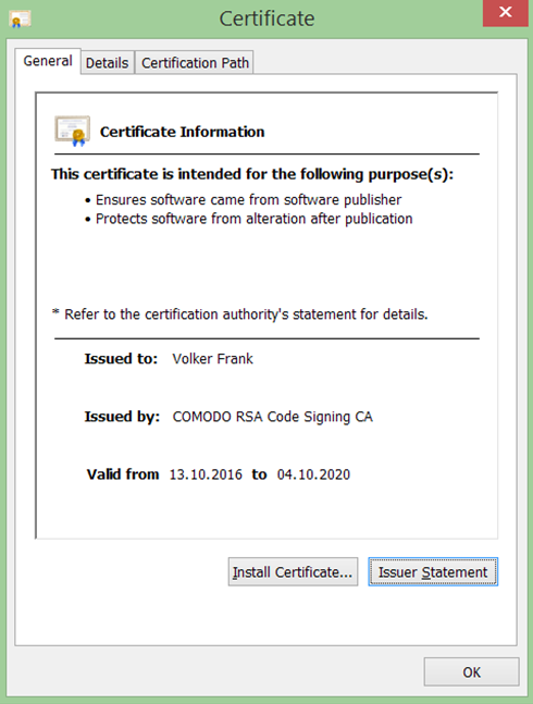 digital signature